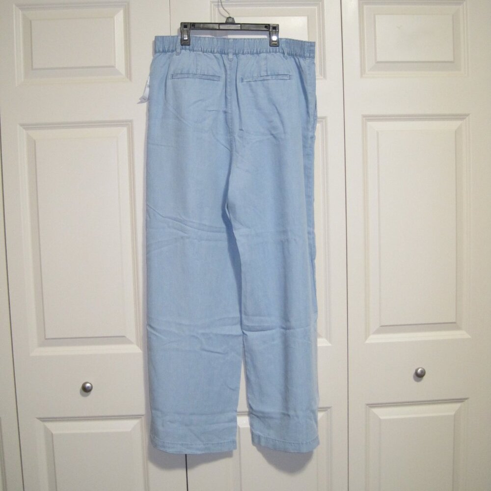 NWT  Gap Factory TENCEL™ Lyocell Easy Wide-Leg Trousers sz 14 - Picture 8 of 10